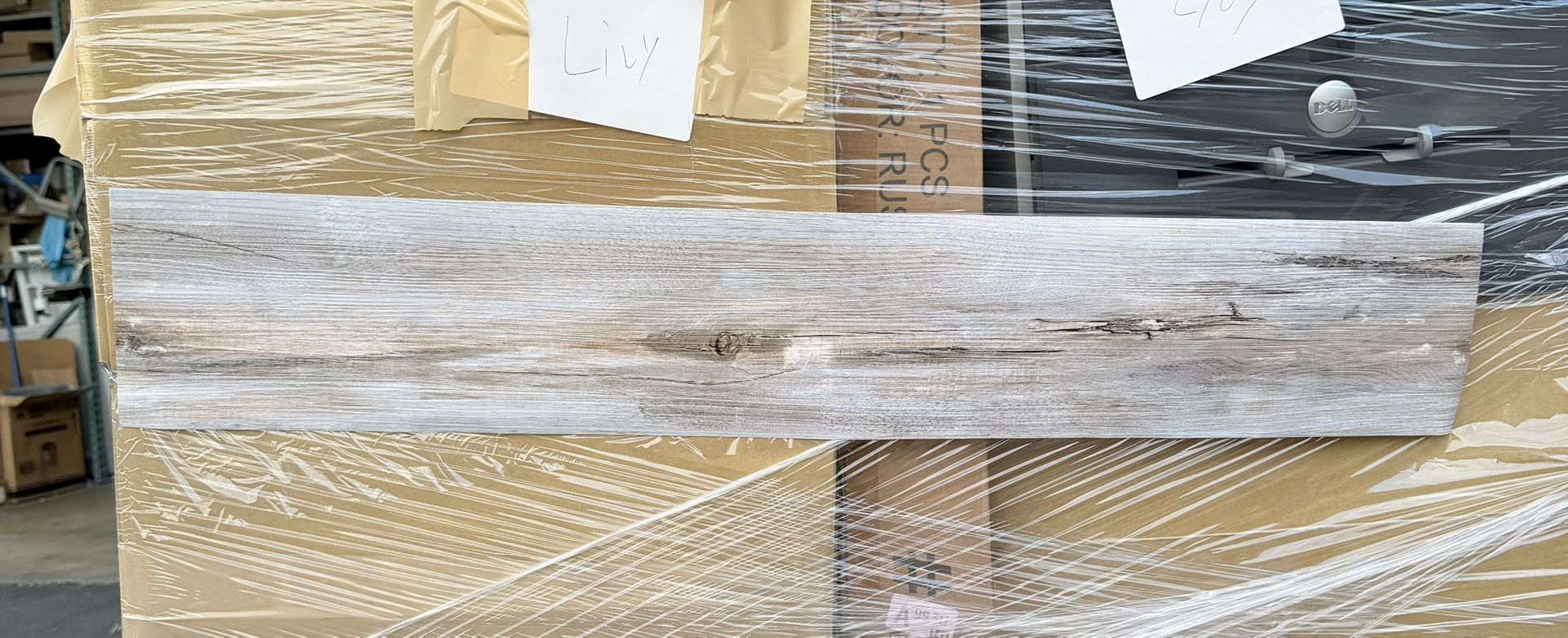 35 PCS Rustic Gray Wood Peel and Stick Wallpaper 36x6 inch – Realistic Shiplap Wood Plank Contact Paper, Waterproof Removable Decorative Panels for Wa