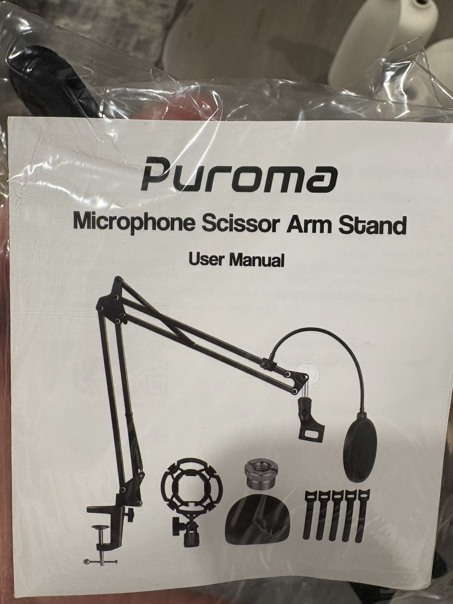 Microphone Scissor Arm Stand