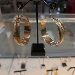 10kt Hoop Earrings 