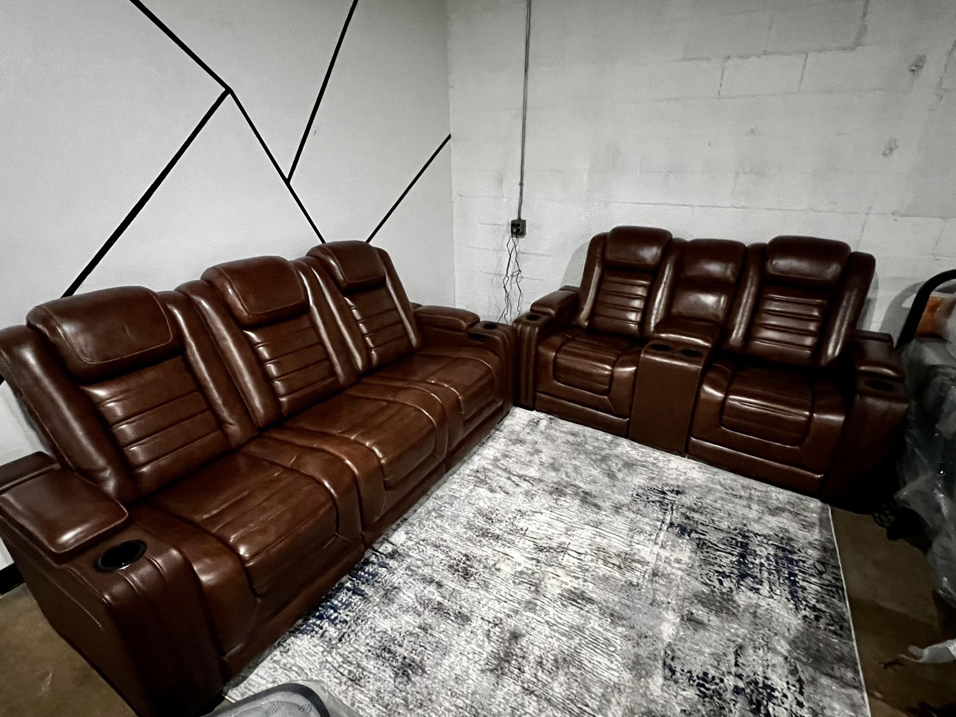 Buy The Leather Set And Get The Recliner For Free ($8,000 Retail
