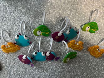 Fish Tails Ocean Shower Curtain Hooks