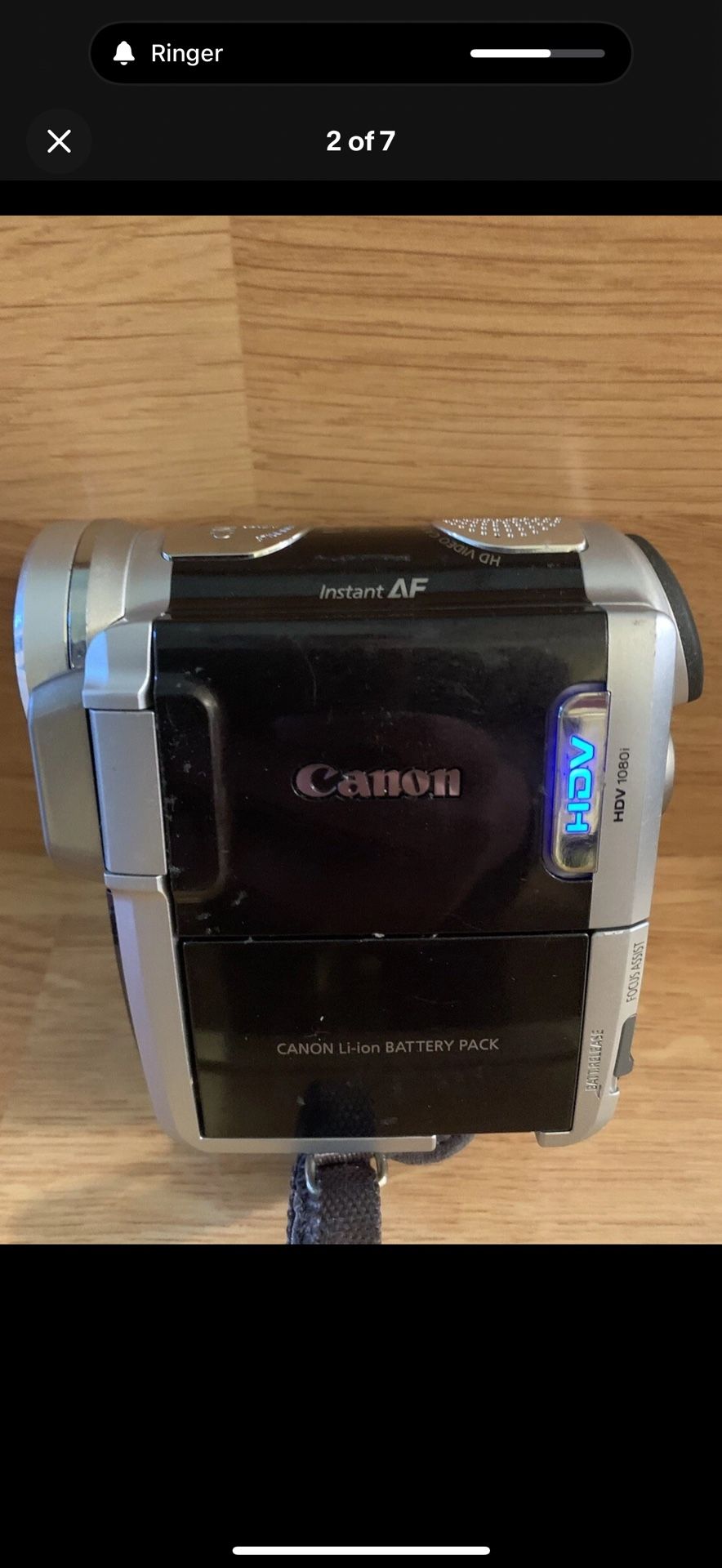 Canon HV10 1080i Video Camera Very Nice Selling Cheap