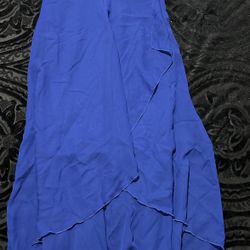 Black And Blue Prom Dress