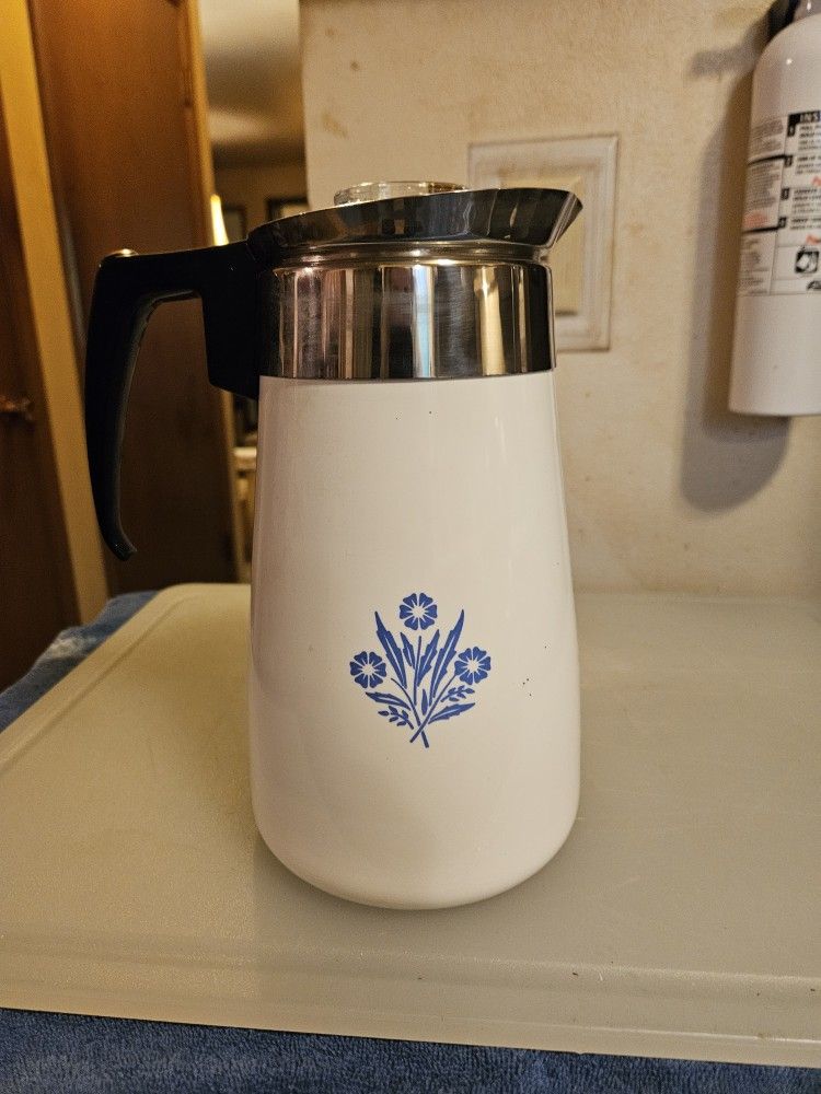 Vintage Corningware Stovetop Percolator  P-119