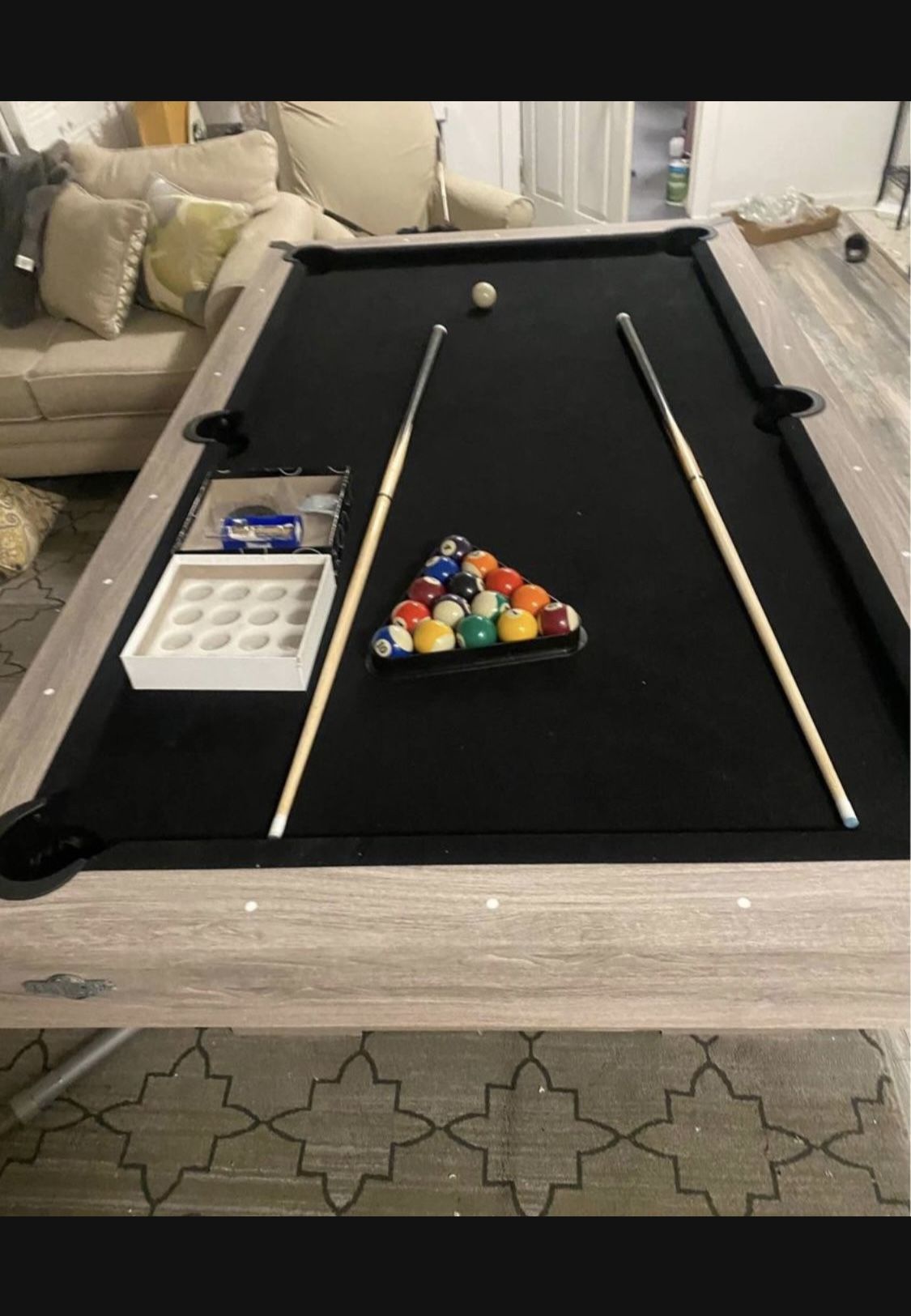 American Legend 90-inch Kirkwood Billiard Table/ Pool Table