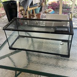 Reptile glass tank 30”x12”x12”
