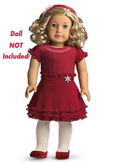 American girl doll Merry and Bright dress