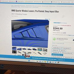 mmd quart window  louvers pre painted