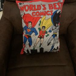 DC Superhero Pillow