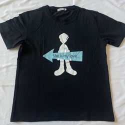 She is My Love Tee T-shirt Short Sleeve Top Pullover Apparel Valentine's day L