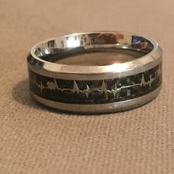 Stainless steel 8-3/4 ring