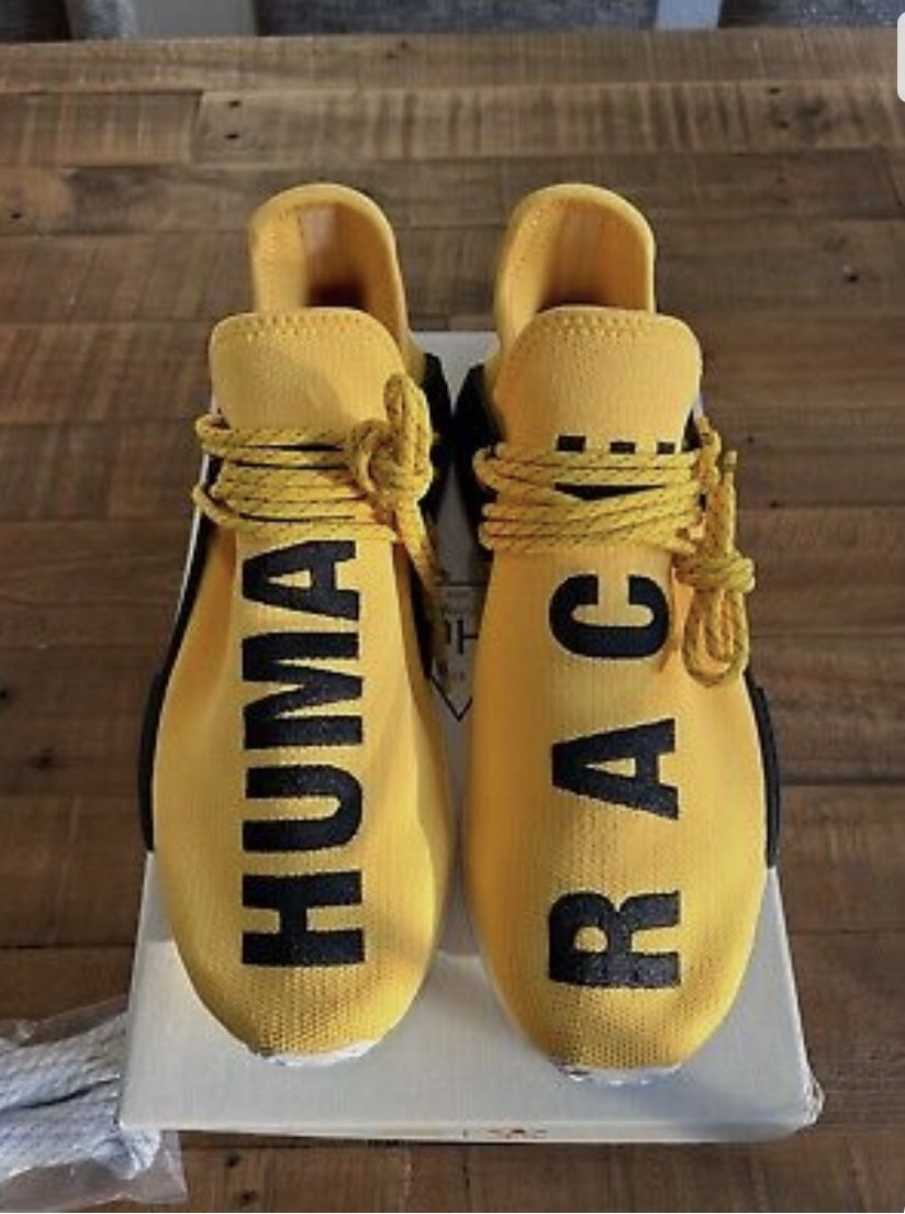 Adidas NMD HU Pharrell Williams Human Race Yellow Sz. 10