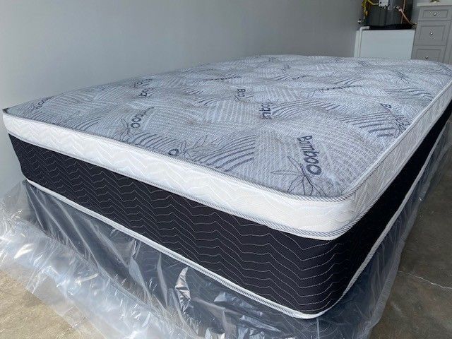 Cal King Euro Bamboo Orthopedic Pillow Top!!