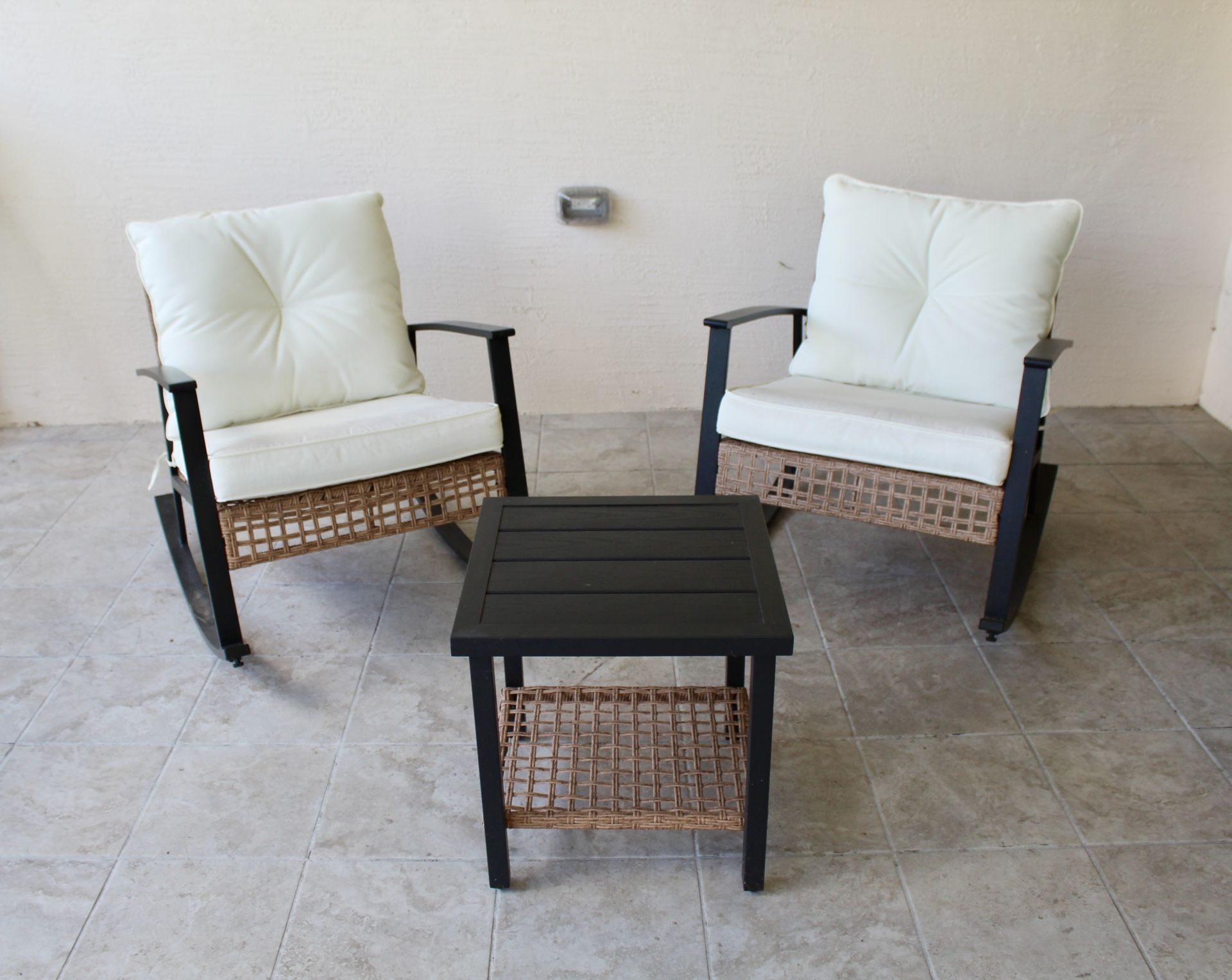 3- or 6-Piece Patio Rocking Chair Set