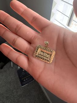 10k last supper pendant