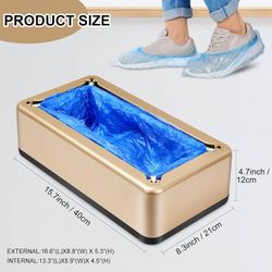 Shoe Covers Dispenser with 200 Shoe Covers