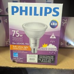 New Philips 10watt Dimmable Indoor/Outdoor LED Lights