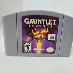 Gauntlet Legends~ Nintendo 64 N64 1999 Tested-Authentic-Clean~ Blockbuster Video