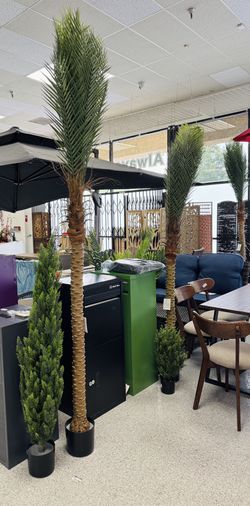 Tall Artificial Palm Trees – Tropical Decor 🌴 8 FT and 9 FT