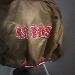 Vintage 90’s Starter Pro Line San Francisco 49ers NFL Satin Jacket