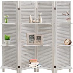 Room Divider With shelves