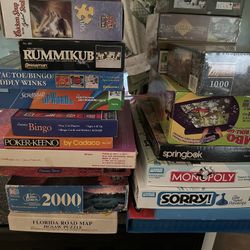 Huge Lot Of Games And Puzzles