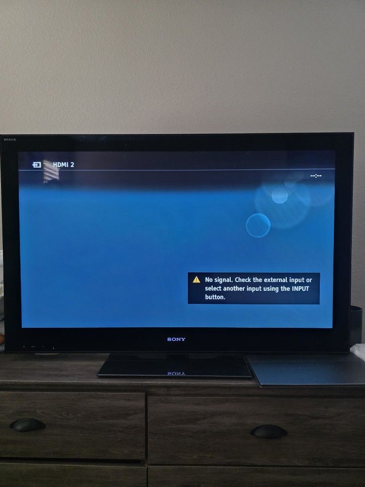 Sony 50" Bravia TV w/ Remote (Not A Smart TV)
