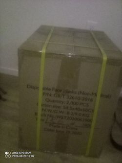 Bulk disposable masks brand new, 2000