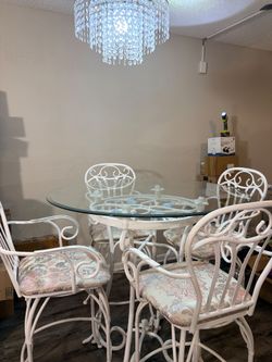 Glass hightop table