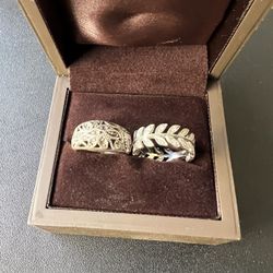 Whit Gold Rings Size 7