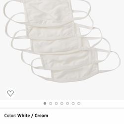 50 New Unopened Cotton Face Masks Great For Crafts Or Customize