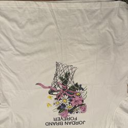 Jordan Forever Brand Women's XL T-shirt White Short Sleeve