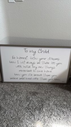 Large sign decor for children’s room
