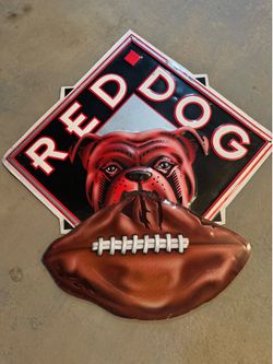 Red Dog Beer Sign