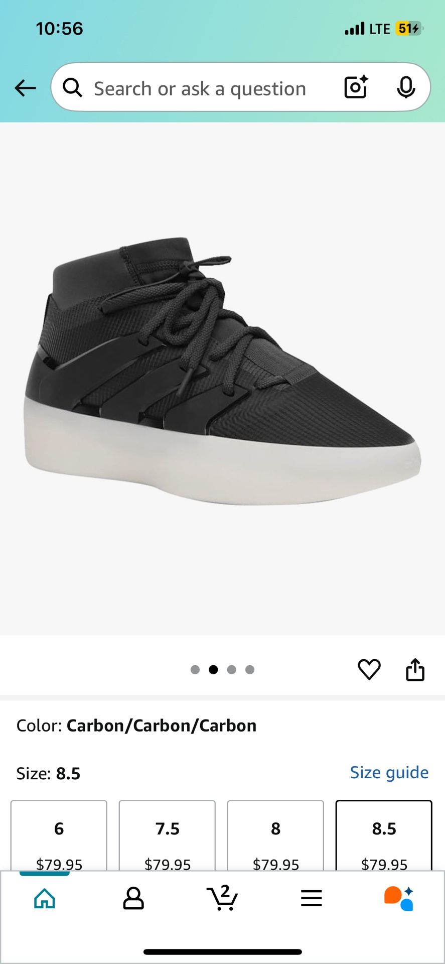Adidas Fear of God Shoes (Size 9)