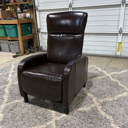 Stratton Brown Leather Recliner