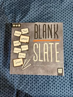 Blank Slate Board Game by The Op