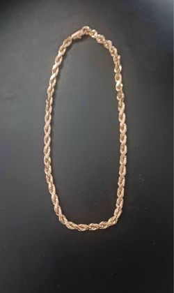 14KT Solid 18" Gold Rope Chain 73.3 Grams