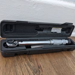 Pittsburgh Pro 1/4 Drive Click-Type Torque Wrench 