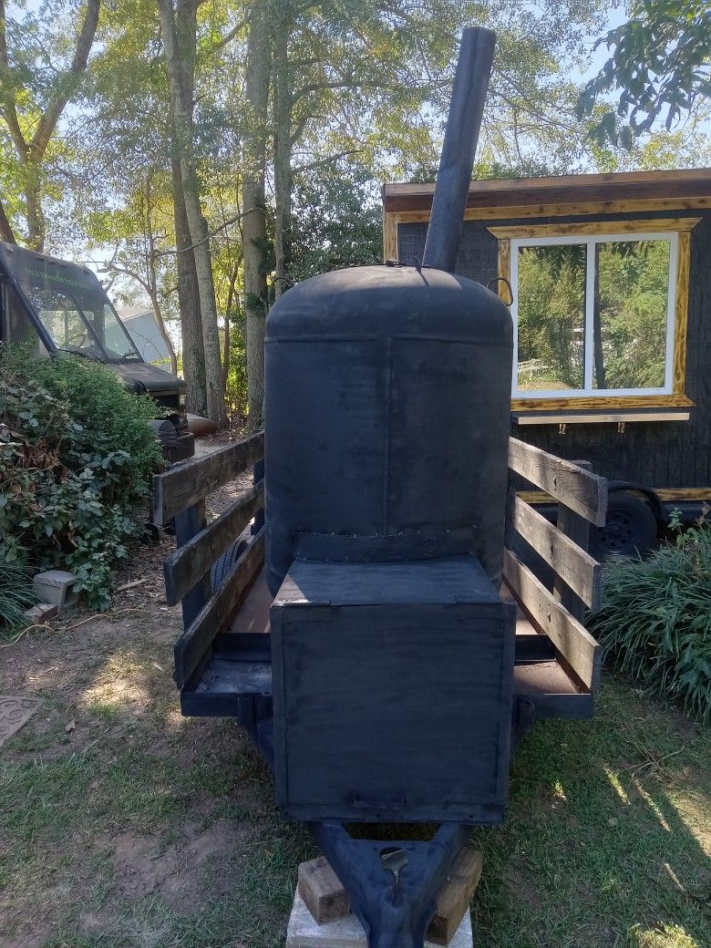 BBQ Smoker Trailer 