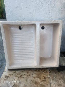 Lavadero De Cemento Nuevo 24X28 Mexicano