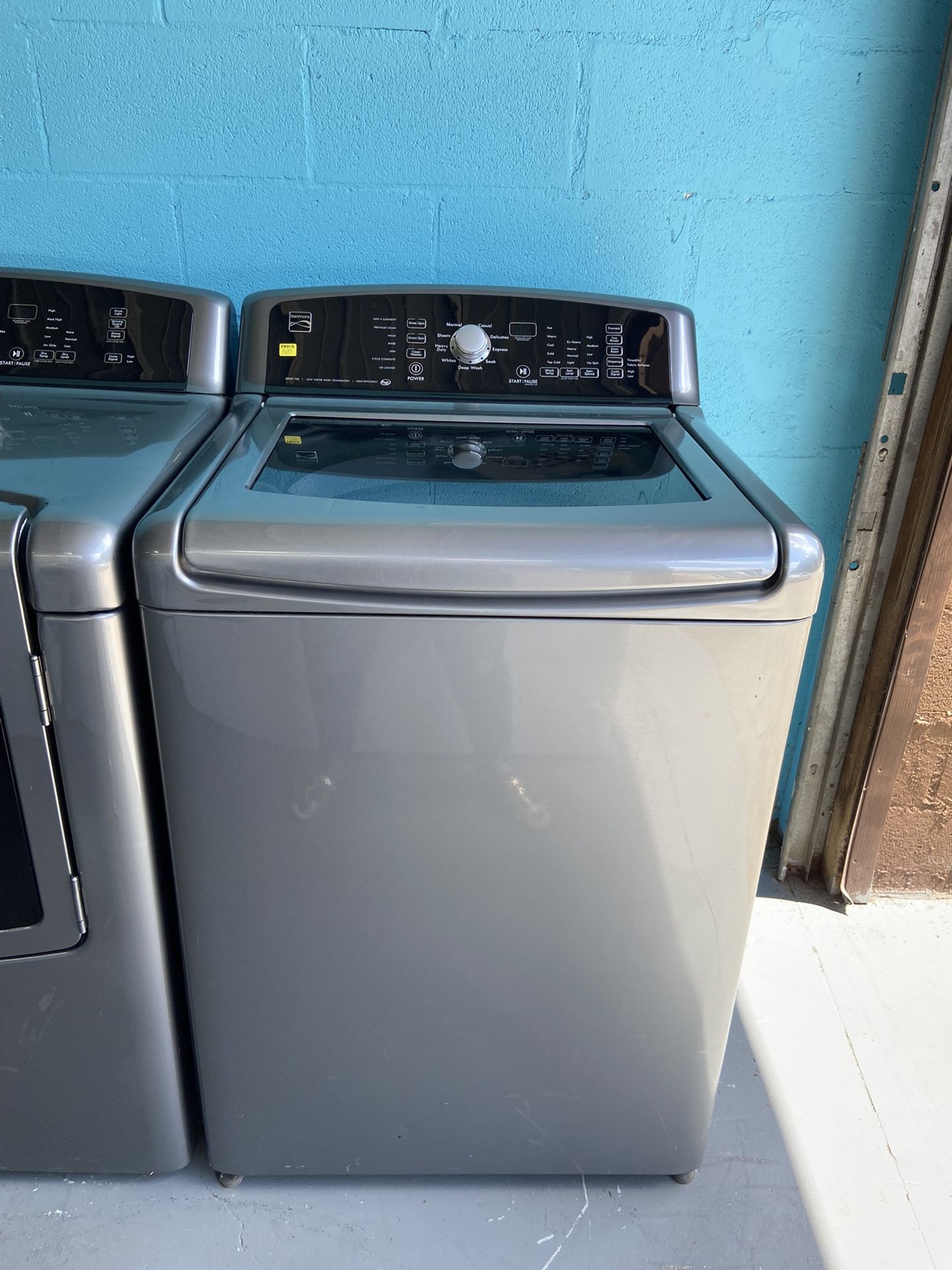 Grey Kenmore Washer And Dryer Set XL