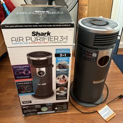 Shark Air Purifier 3-in-1 (Air Purifier + Heater + Fan) w/ Original Box