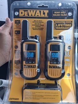 Walkie talkie dewalt