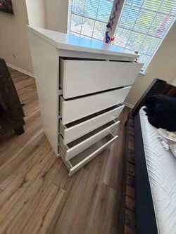 White dresser