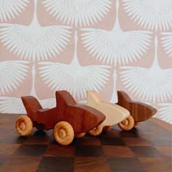 Wooden Montessori Shark Toy | Natural Hardwood