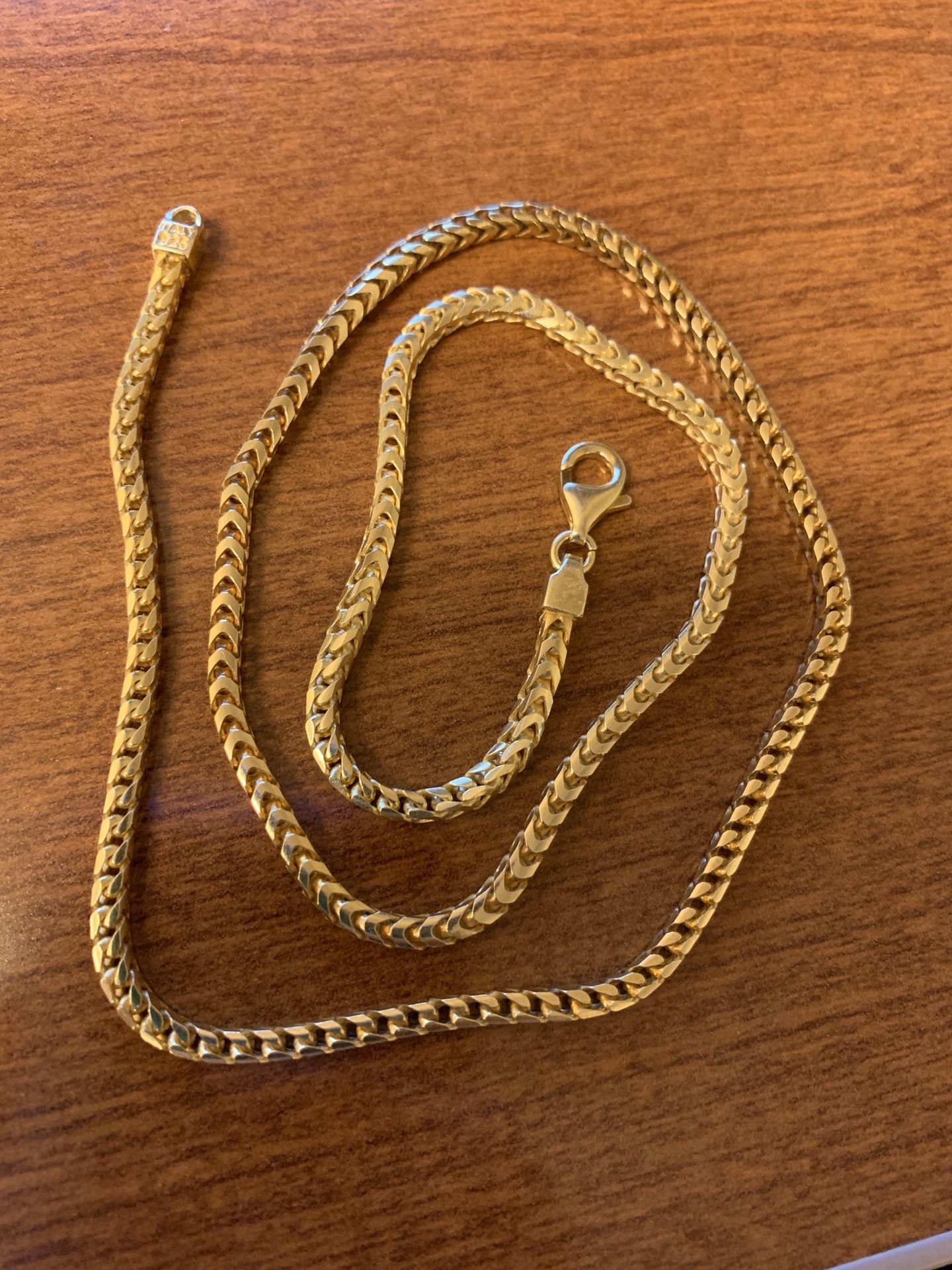 Gold Franco Chain - 3 mm 22 in