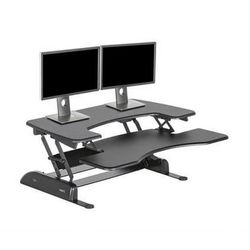 36 - Adjustable Desk Converter with 11 Height Settings - Laptop Sit Stand Desk Riser for Table Tops and Home Office- Fully Assembled with Spring (T3)