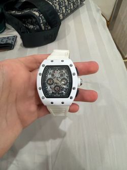 Richard Mille White Chronograph Watch