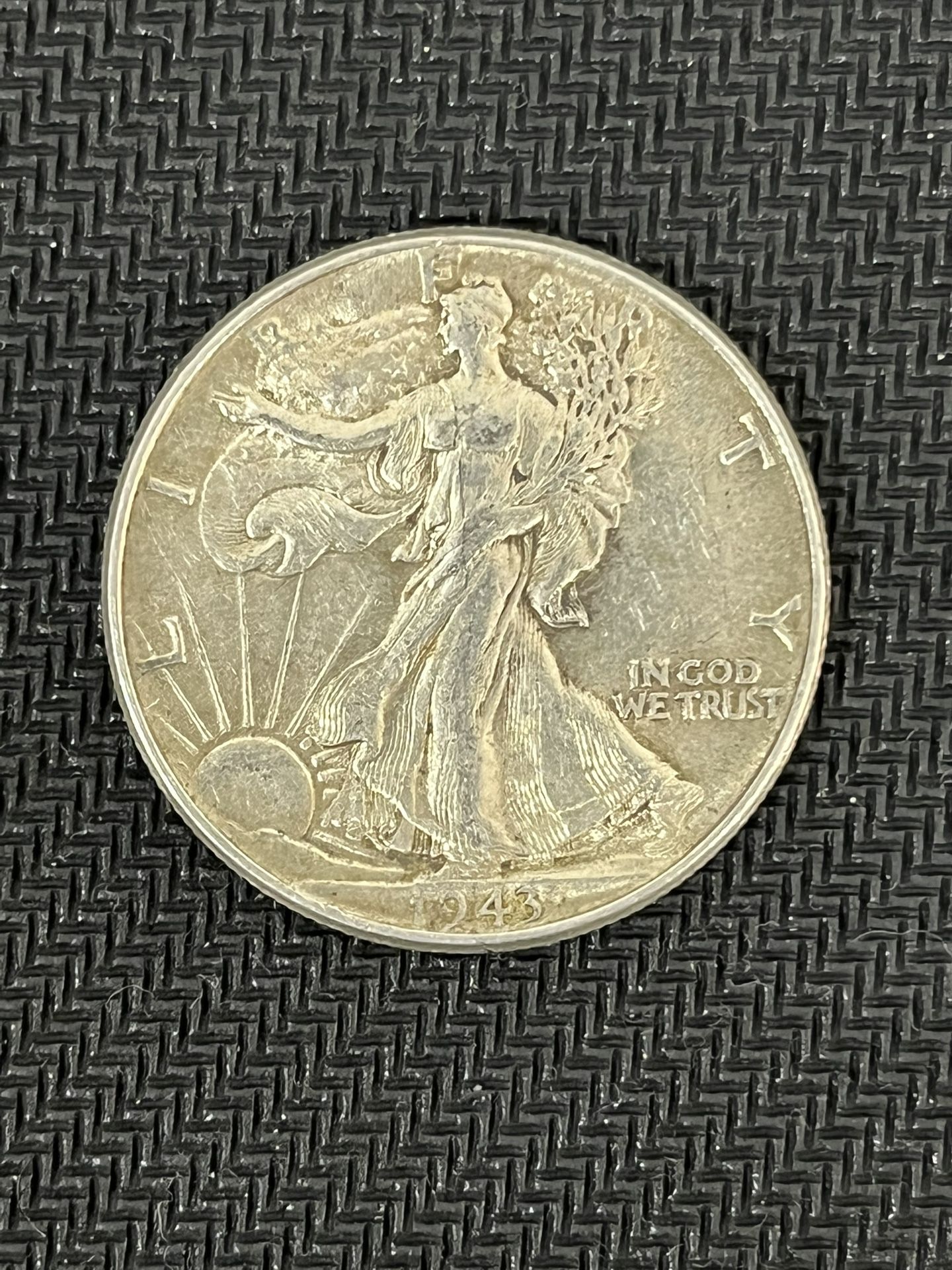 Walker Half Dollar Silver 1943 Coin Very Good Condition XF